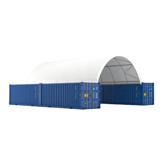 Storage Canopy 26x40x10 Container Shelter Single truss Manuals