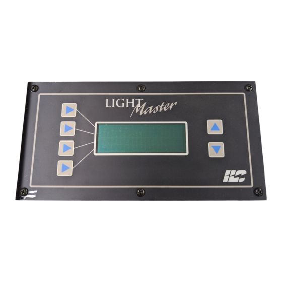 Intelligent Lighting Controls Light Master Manuals