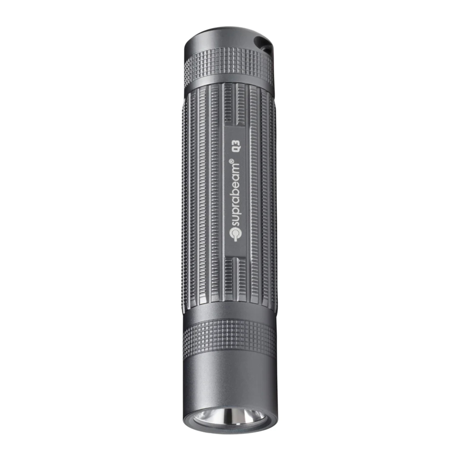 Suprabeam Q3 - Flashlight Manual