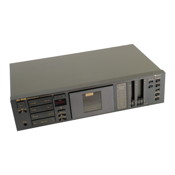 Nakamichi BX-150E Owner's Manual