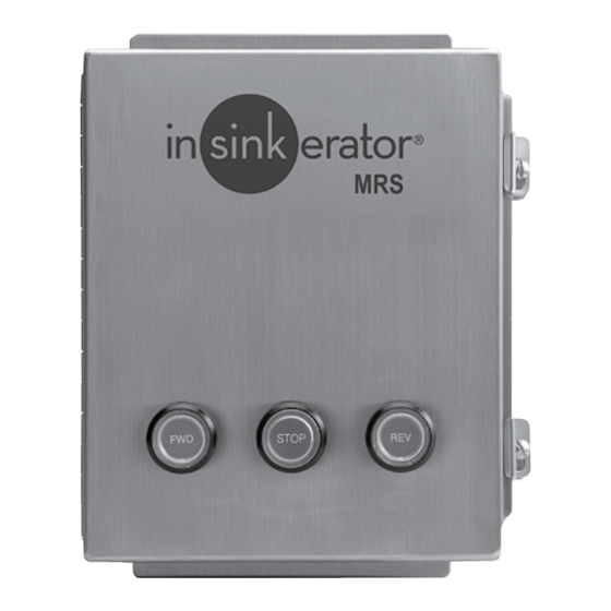 INSINKERATOR MRS INSTALLATION MANUAL Pdf Download | ManualsLib