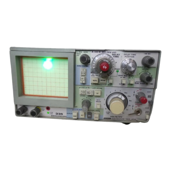 Tektronix 335 Manuals
