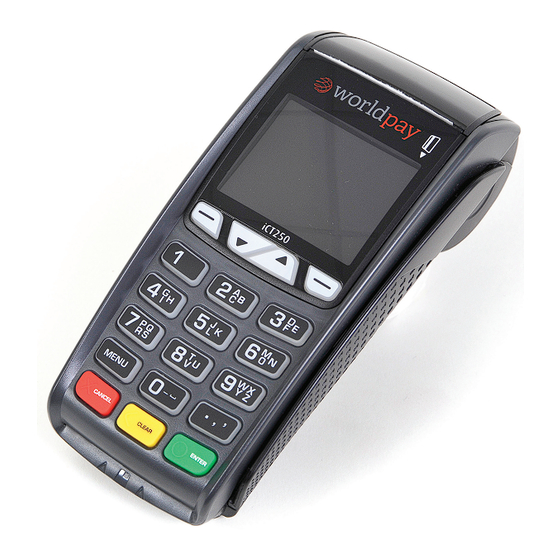 worldpay iCT250 Installation Manual