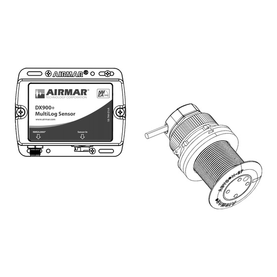 Airmar DX900+ Owner's Manual & Installation Instructions