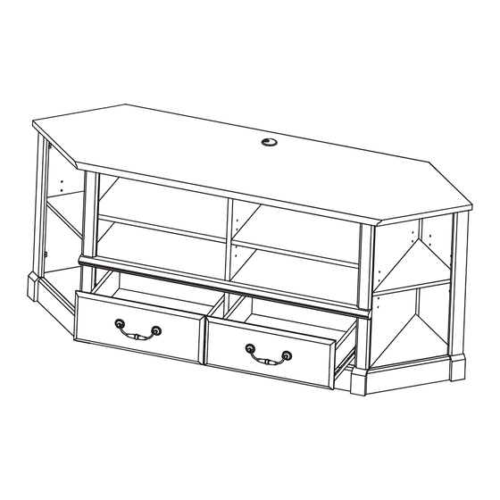 Sauder Corner Entertainment Credenza 403818 Instruction Booklet