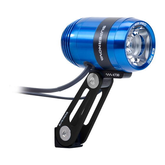 SUPERNOVA E3 DYNAMO Series Manual