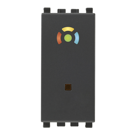 Vimar By-alarm Eikon 20478 Series Manual