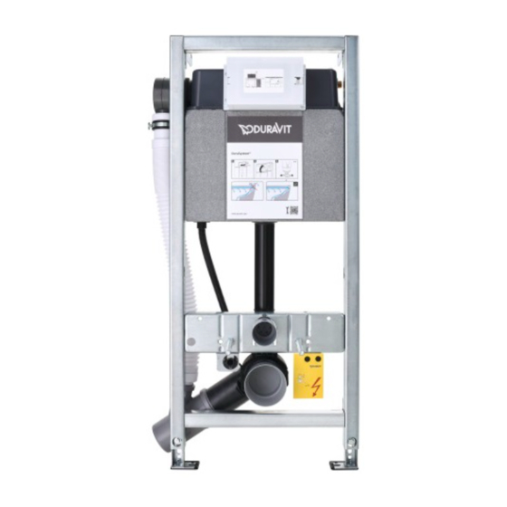 DURAVIT DuraSystem WD1004 000 000 Mounting Instructions