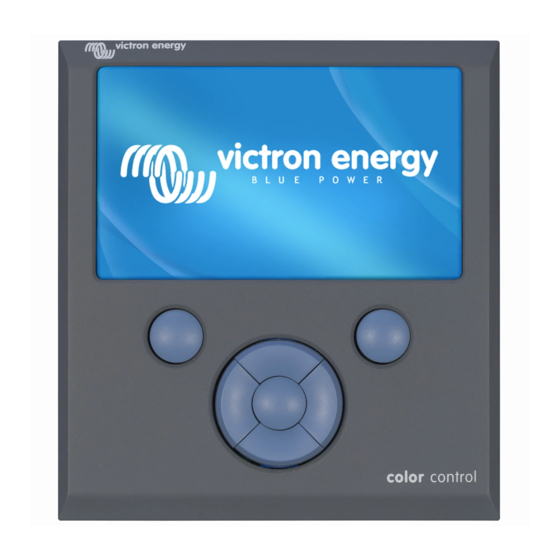 Victron energy Color Control GX Manual