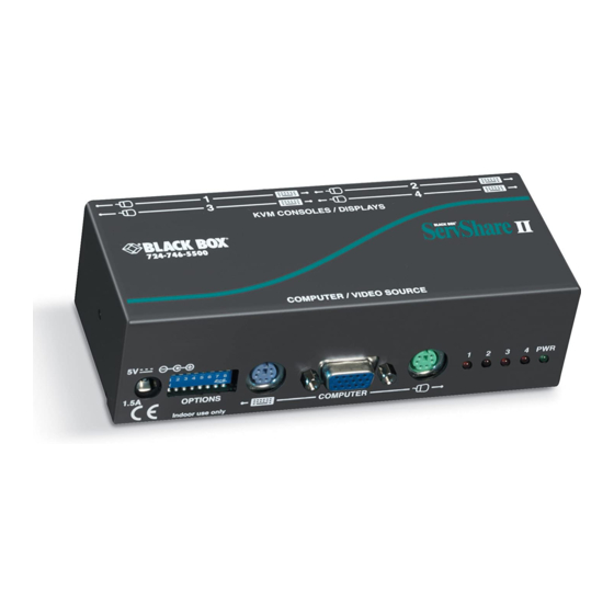 Black Box KV421A Specifications