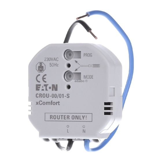 Eaton xComfort CROU-00/01-S Instruction Leaflet