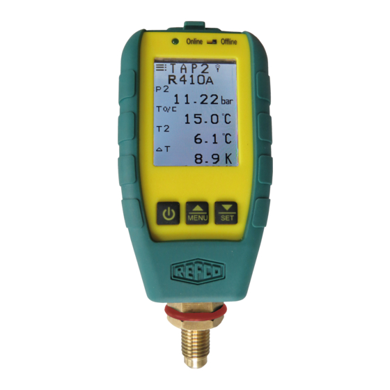 Refco TAP Installation And Operating Manual