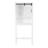 Luxenhome Farmhouse White MDF Over-the-Toilet Space Saver Cabinet WHIF959 Instruction Manual