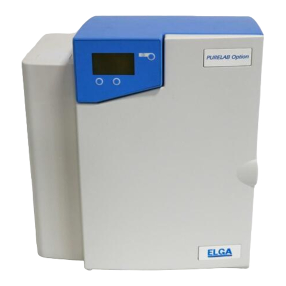 Veolia ELGA PURELAB Option-S 7-US Operator's Manual