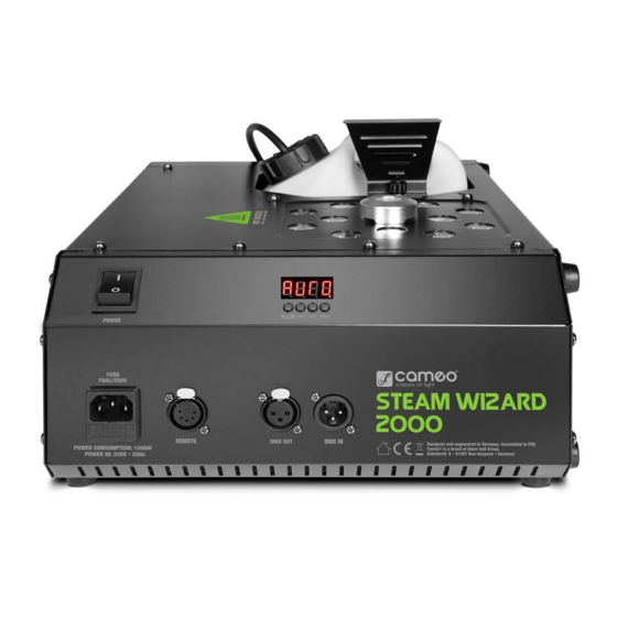 Cameo STEAM WIZARD 1000 User Manual