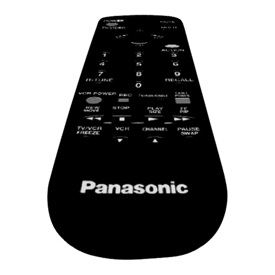 Panasonic CT-27G6D Operating Instructions Manual