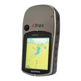 Garmin eTrex Vista HCx Declaration Of Conformity