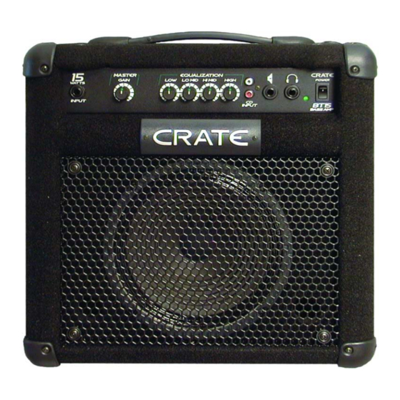 Crate BT15 User Manual