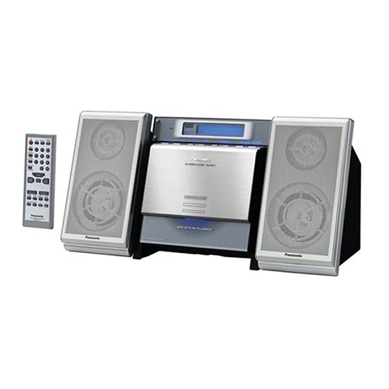 Panasonic SC-EN17 Operating Instructions Manual