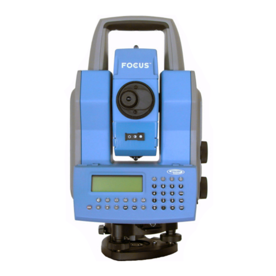 Spectra Precision Focus 10 User Manual