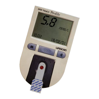 Lifescan ONE TOUCH Profile Blood Glucose Monitoring System Owner's Booklet
