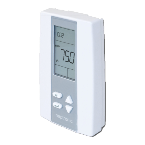User Manuals: Neptronic AROB24T Sensor Networkable