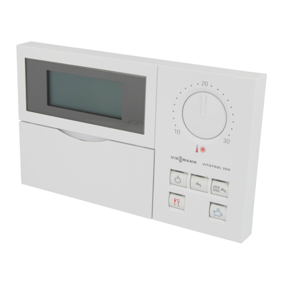 Viessmann Vitotrol 300 Installation Instructions Manual