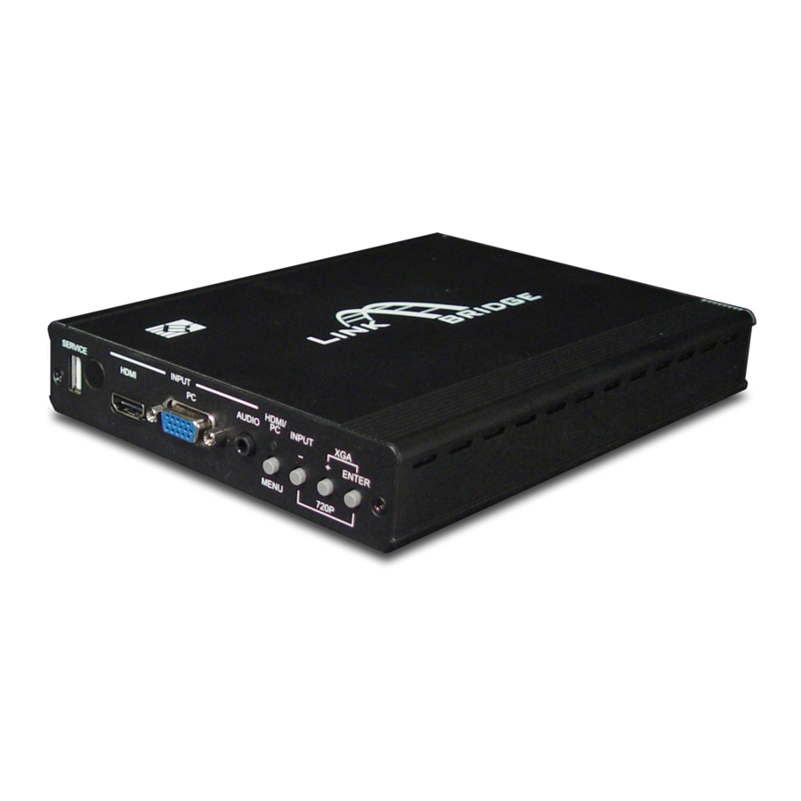 Broadata LINK BRIDGE LBC-HDMI-R-SCL Manuals