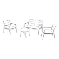 RUSTA Palma Lounge set 605011530101 Manual