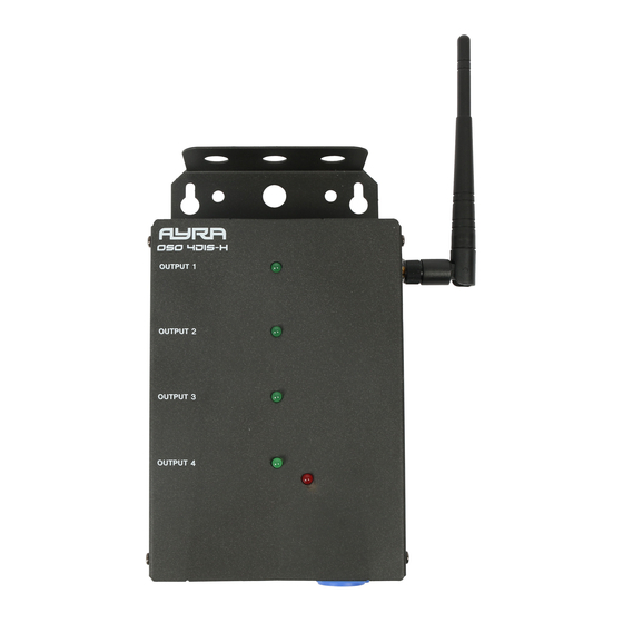 Ayra OSO DIS-H Series User Manual