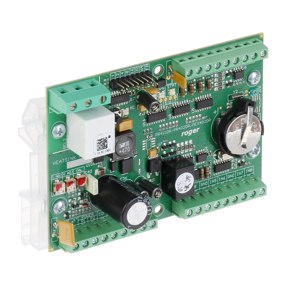 Roger PR402DR-SET Installation Manual