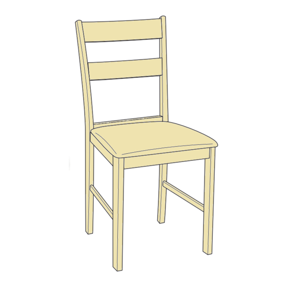 Argos HOME WYTON DINING CHAIR  620/6585 Assembly Instructions Manual