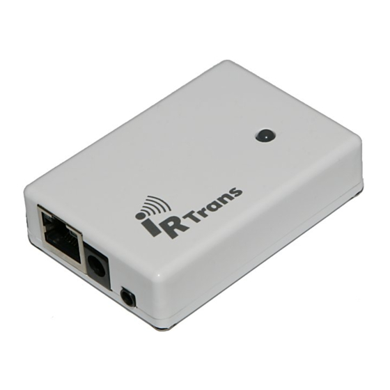 IRTrans  WiFi Manual