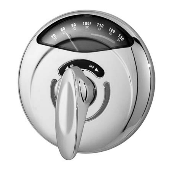 Symmons SAFETYMIX VISU-TEMP Installation, Operation & Service Instructions