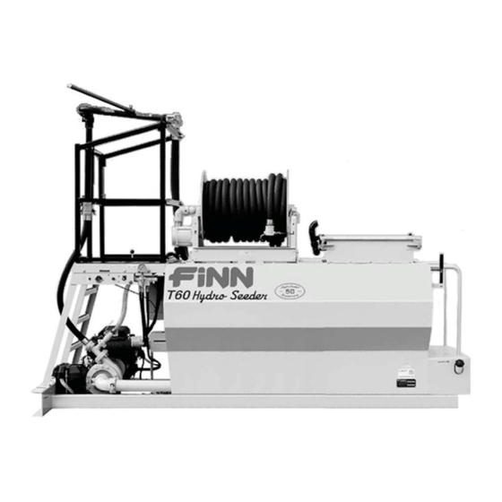 Finn T60S HydroSeeder Operator Instructions And Parts Manual