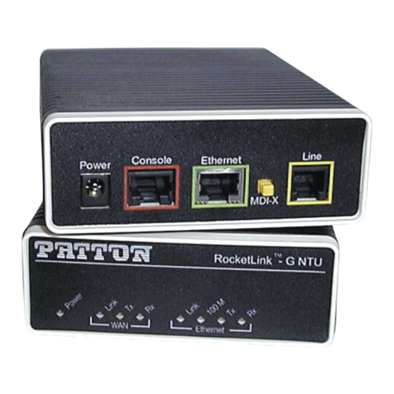Patton electronics RocketLink-G 3008/I Quick Start Manual