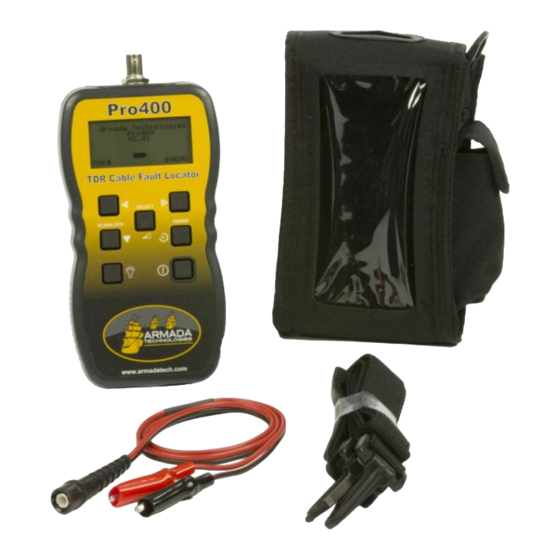Armada Pro400 TDR Quick Start Manual