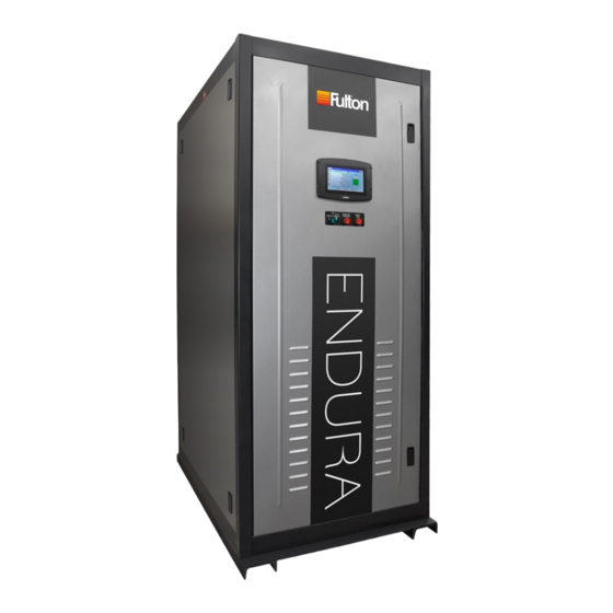 FULTON Endura EDR Installation, Operation And Maintenance Manual
