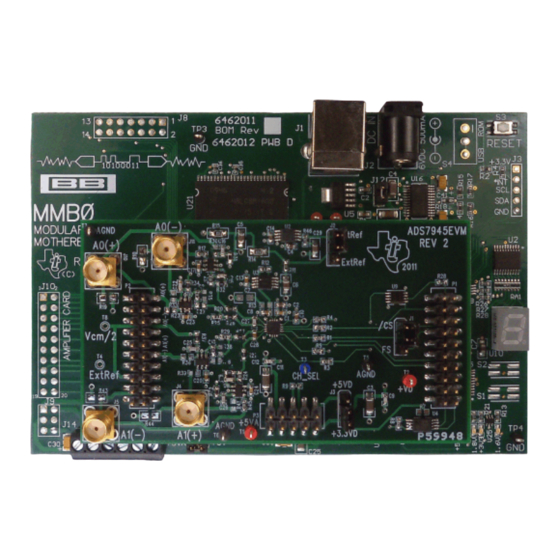 Texas Instruments ADS794x EVM Series User Manual