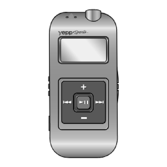 Samsung YP-60V - YEPP Sports 256 MB Digital Player User Manual