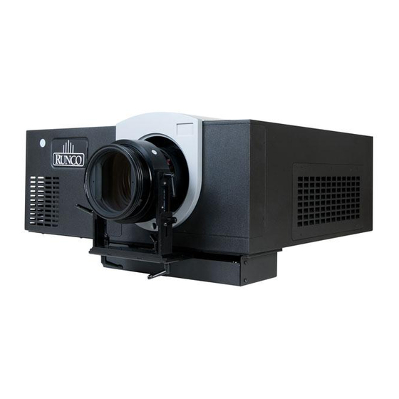 Runco SIGNATURE CINEMA SC-50d Series Installation & Operation Manual