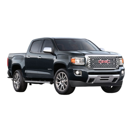 GMC Canyon 2019 Quick Reference Manual