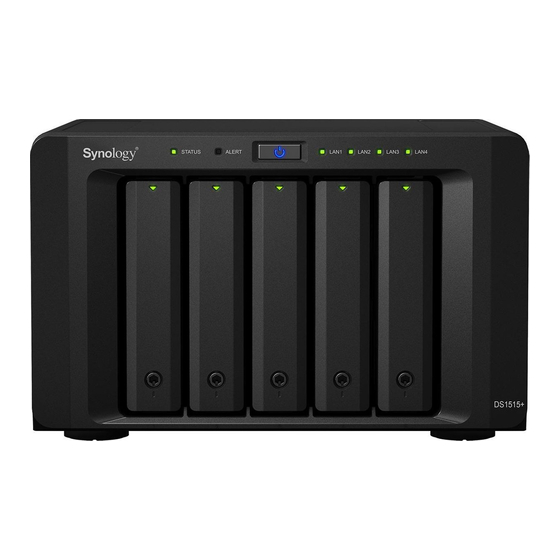 Synology DiskStation DS1515 Quick Installation Manual