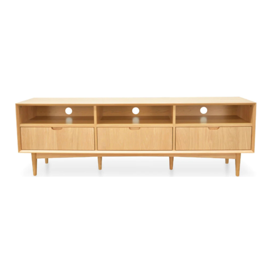 BROSA Mia Large Entertainment Unit Assembly Manual