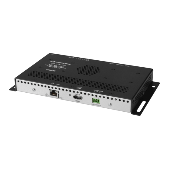 Crestron DM-NVX-E20 Quick Start Manual