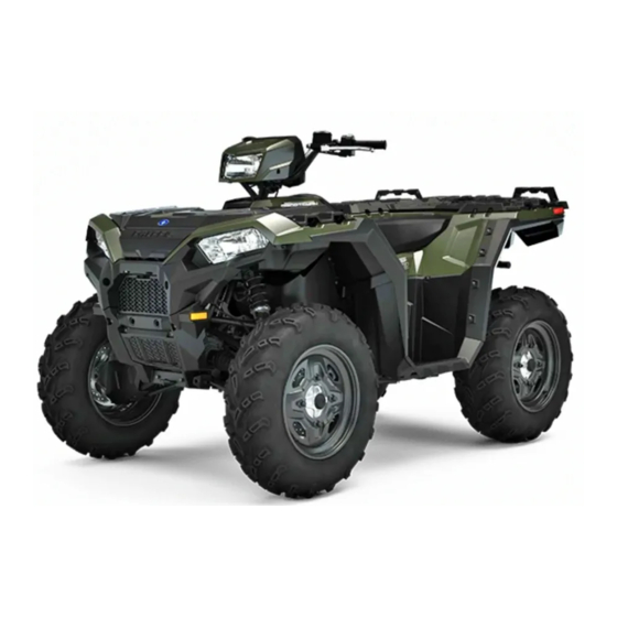Polaris Sportsman XP 1000 Ultimate Trail 2022 Owner's Manual