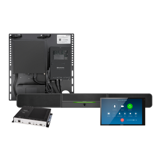Crestron UC-BX30-Z-WM Quick Start Manual
