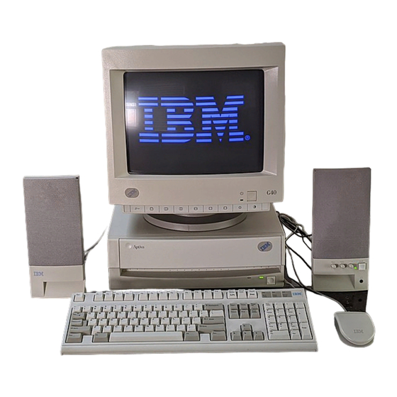 IBM Aptiva 2198 Manuals