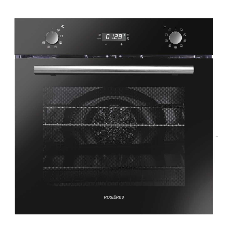 Rosieres Oven RFC5870PNI Manual