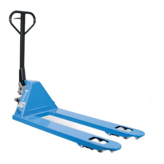 Gude GHW 2500-115 PU Lift Pallet Truck Manuals